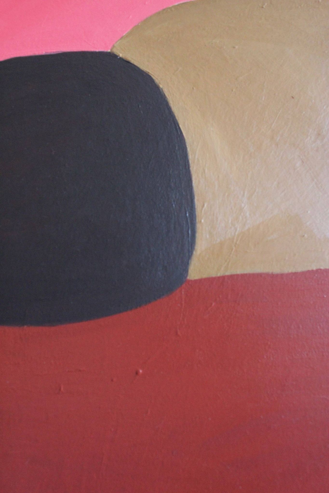 Minimalist canvas couple embraced "a hug" signed Bodasca