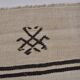 Tapis vintage en chanvre fait main