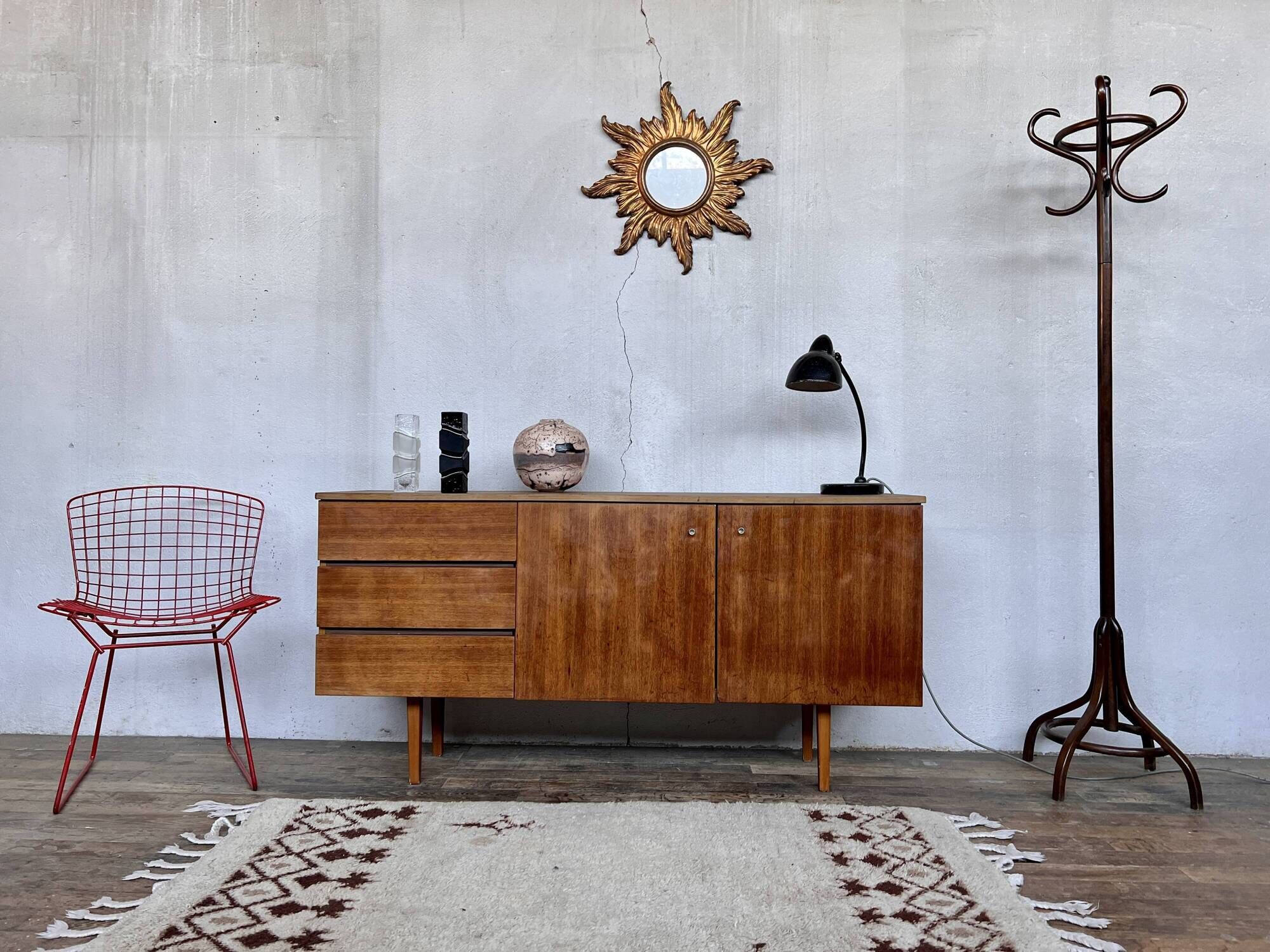 VINTAGE ENFILADE BAHUT TV STAND HIFI LEGRAND SCANDINAVE 1950