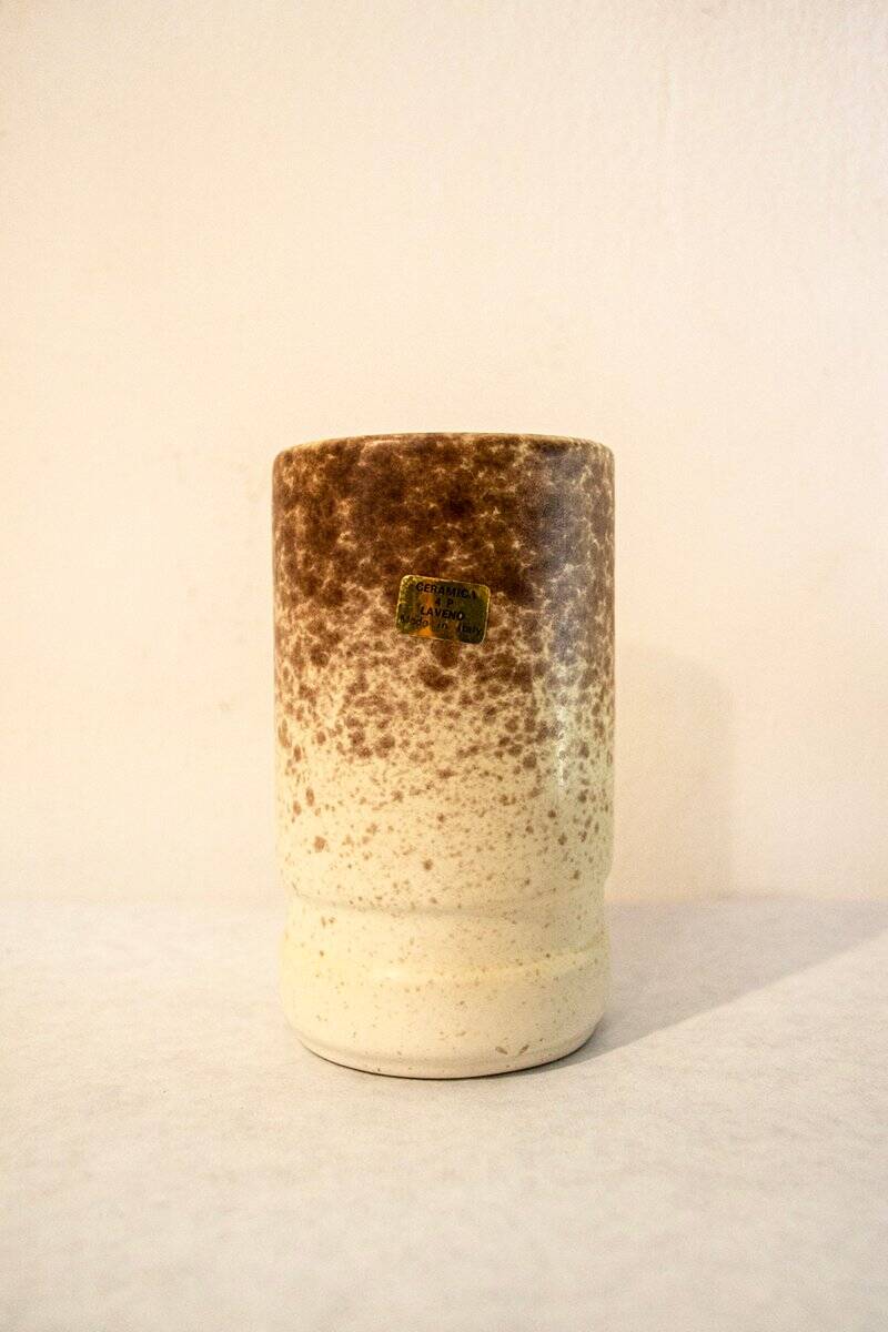 Carafe with glasses by Albino Reggiori for Società Italiana Ceramica Laveno, 1970s, set of 7.