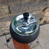 Ashtray pusher on foot with tablet / vintage 60s