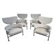 4 fauteuils Tre Pezzi par Franco Albini pour Cassina