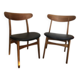 Paire de chaise CH30 Hans Wegner