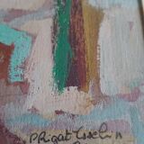 Pascale Rigat-Esselin (1952) - Gouache - 18 x 26 cm - signed, dated