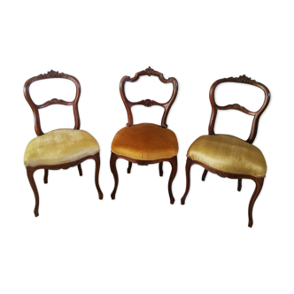 3 rock-style chairs