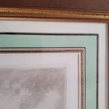 Painting lithograph engraving etching Brussels Town Hall