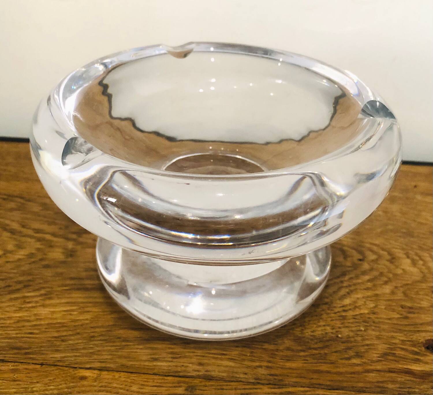 Cendrier vintage verre