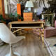 Bureau rotin et cannage