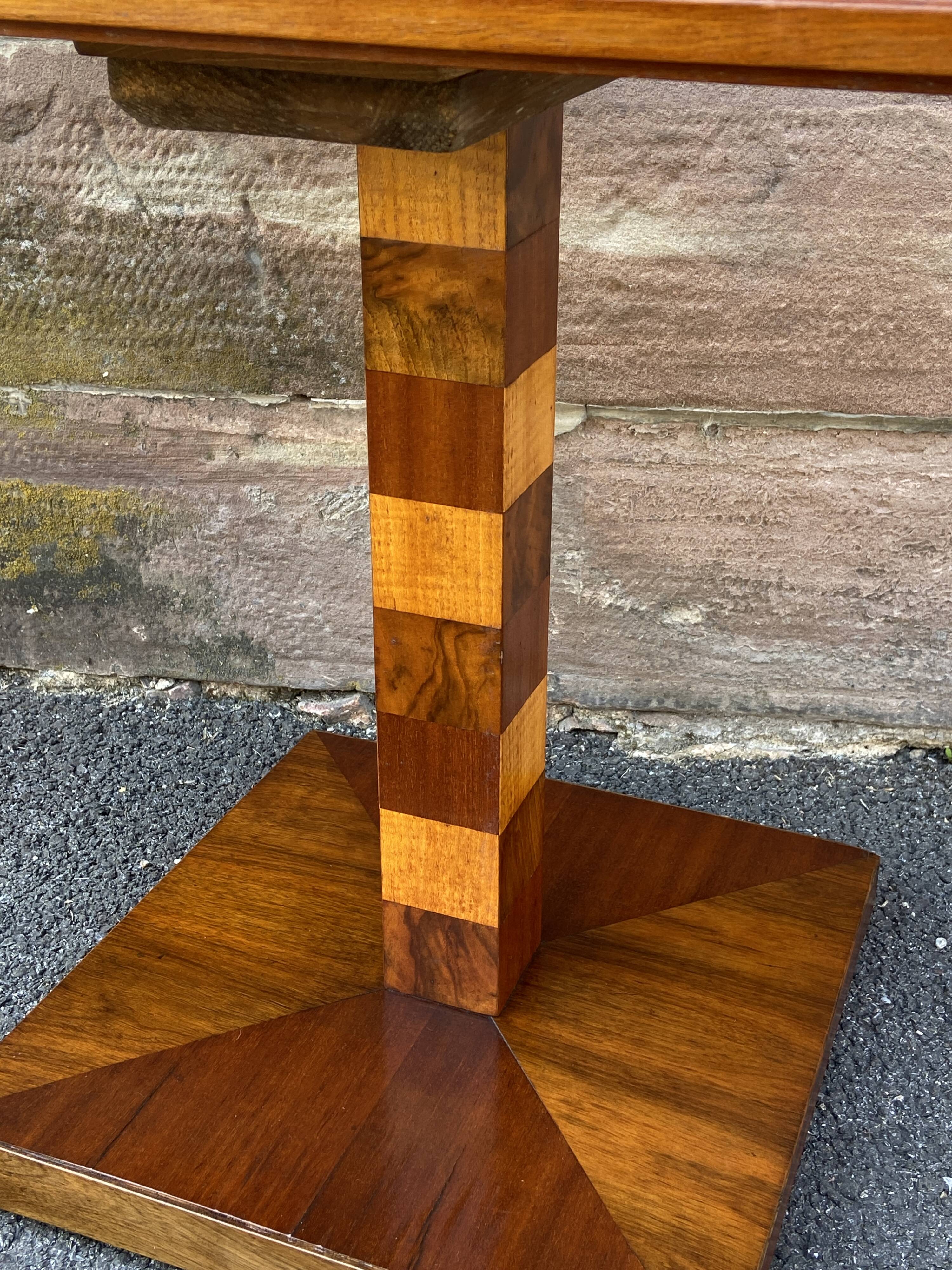 Art Deco Jugendstil Modernist Marquetry Console Coffee Table