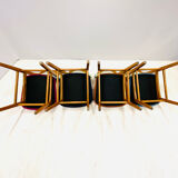 Four middle century chairs