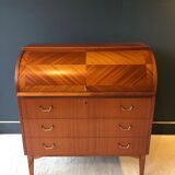 Scandinavian cylinder desk / secretary by Egon Ostergaard circa 1960