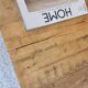 Vintage rectangular wooden coffee table