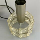 60s 70s ceiling lamp glass lamp light Sölken Leuchten Space Age 60s 70s