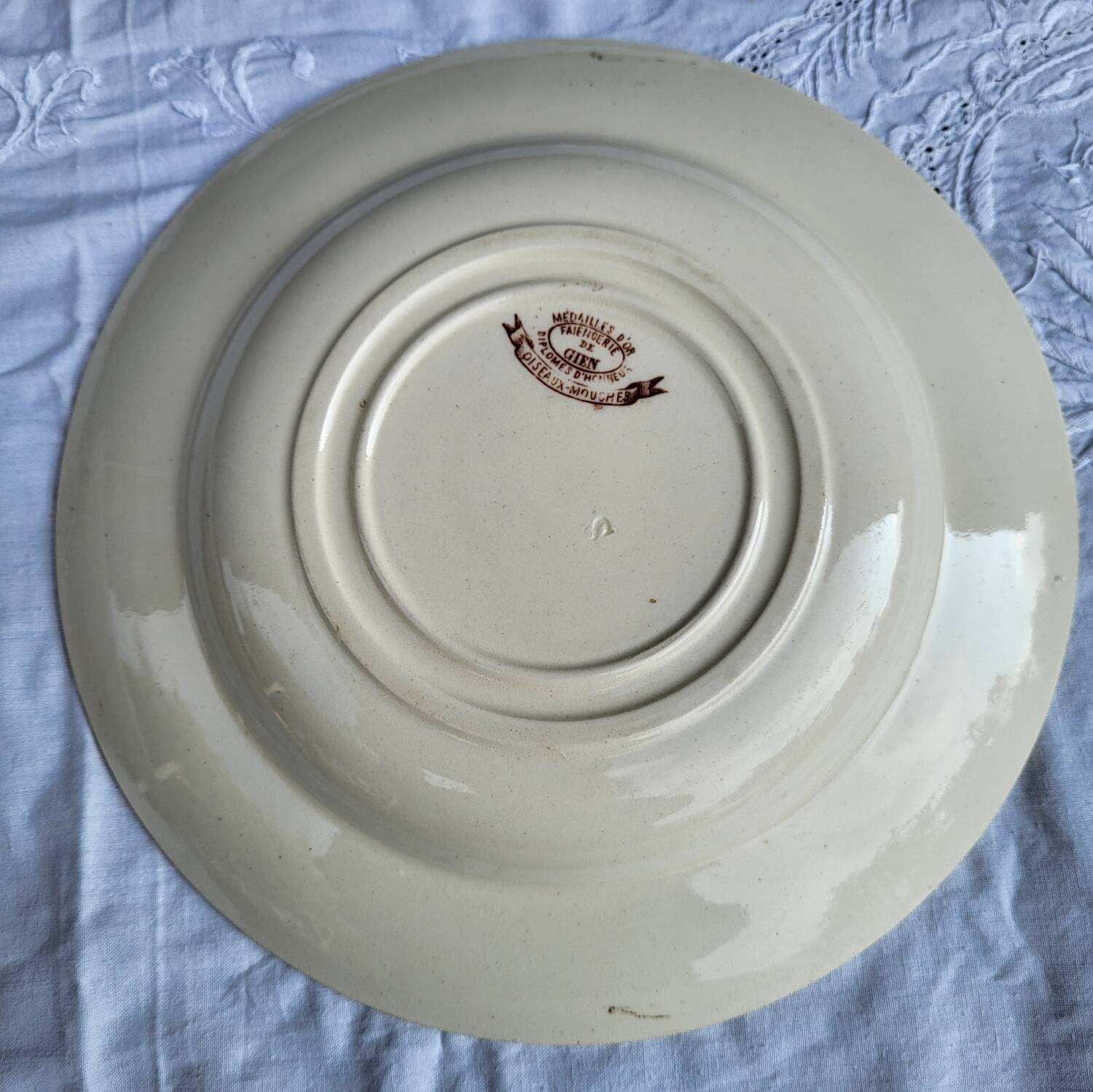 Lot of 4 hummingbird soup plates 1875