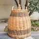 Demijohn covered with wicker