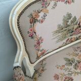 Canapé  tapisserie de style Louis XV