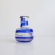 Blue swirl vase
