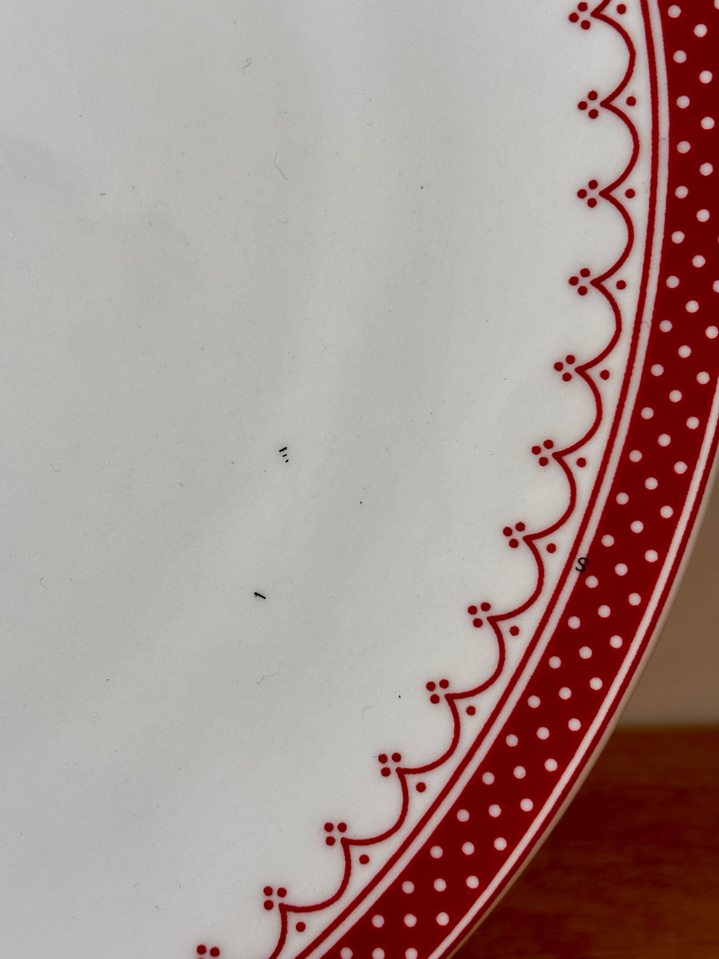 Royal Boch cherry plate
