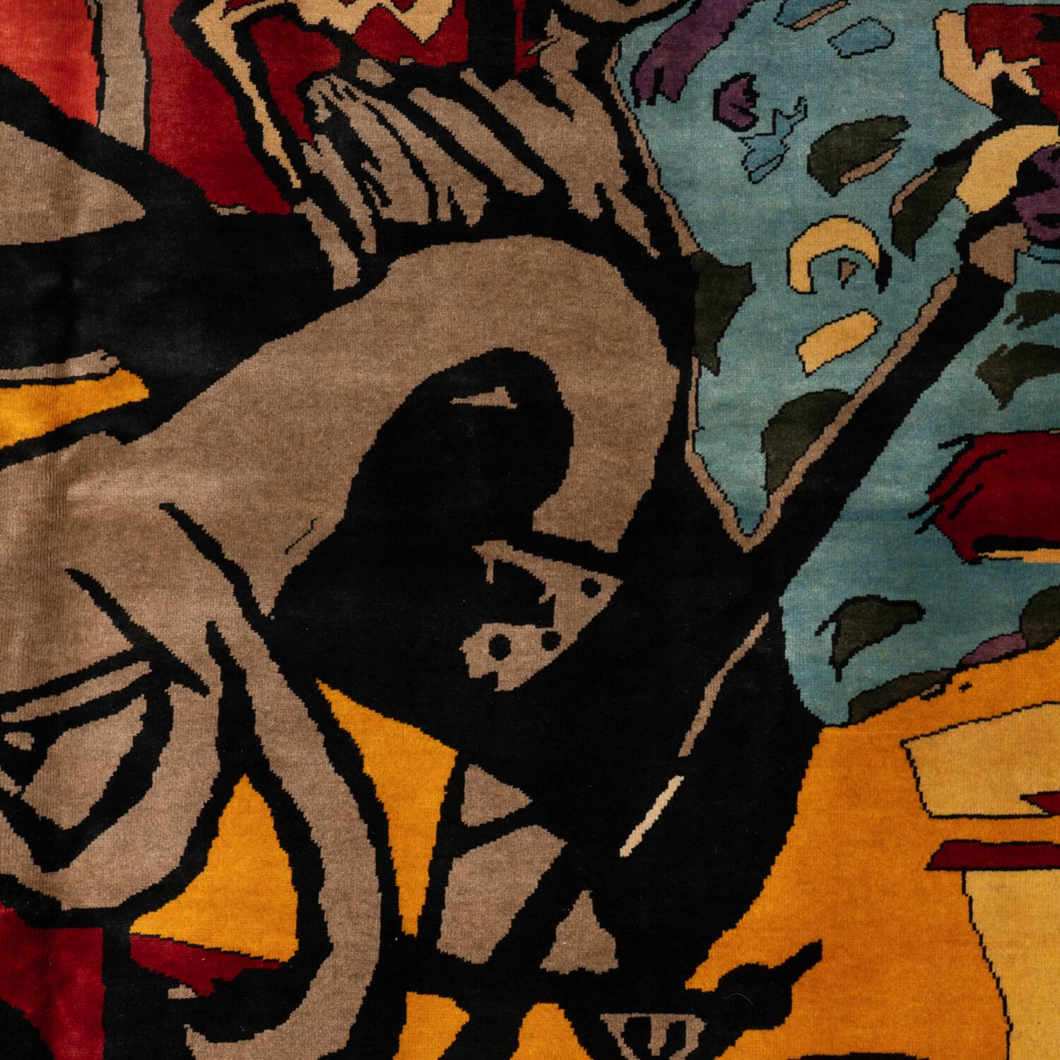 Tapestry, inspired by Picabia. Contemporary work