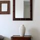 Mid-Century Spanish Wood Wall Mirror– Castilian Style, 1950s