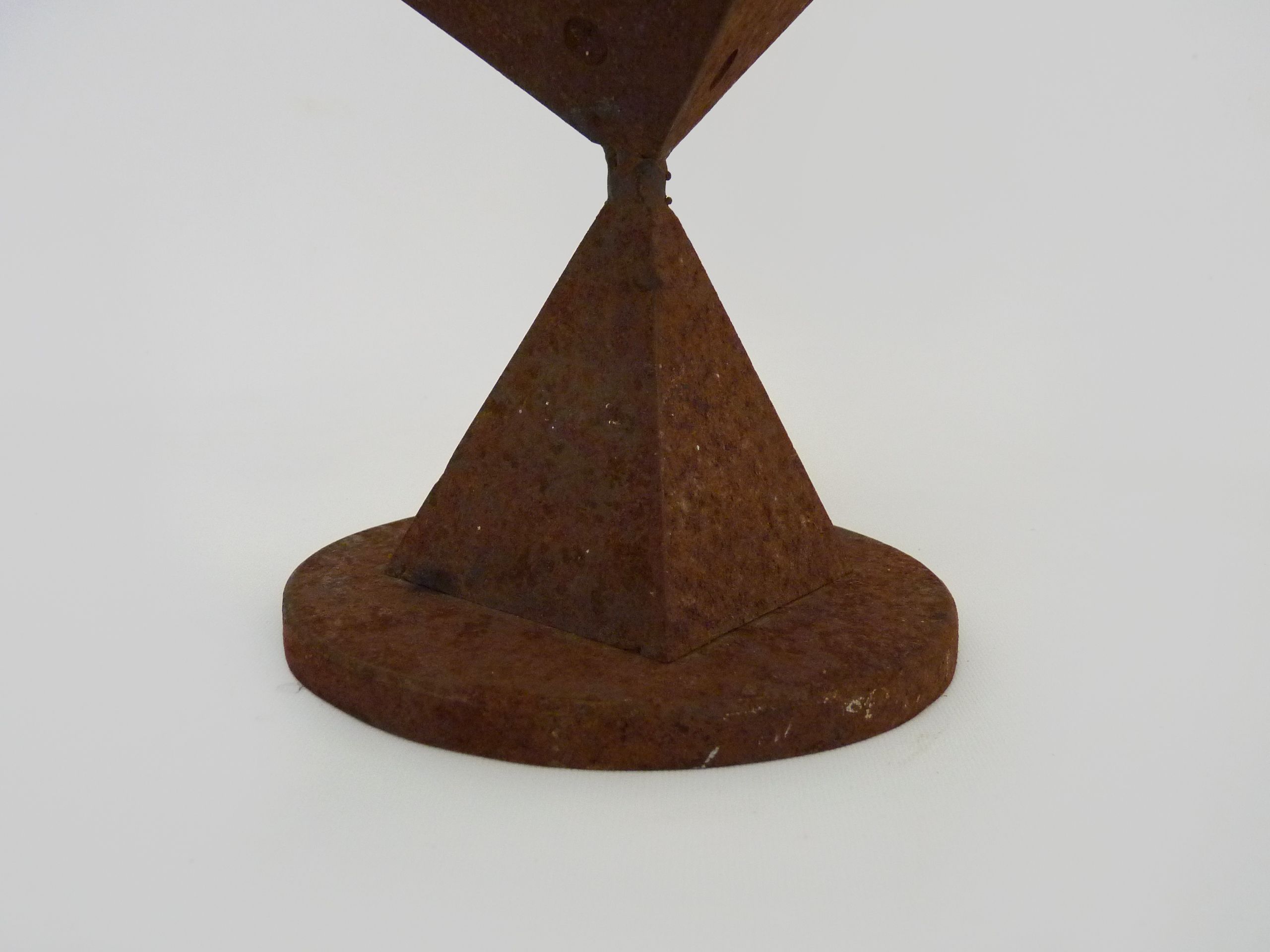 Futuristic Art Deco cast iron paperpress