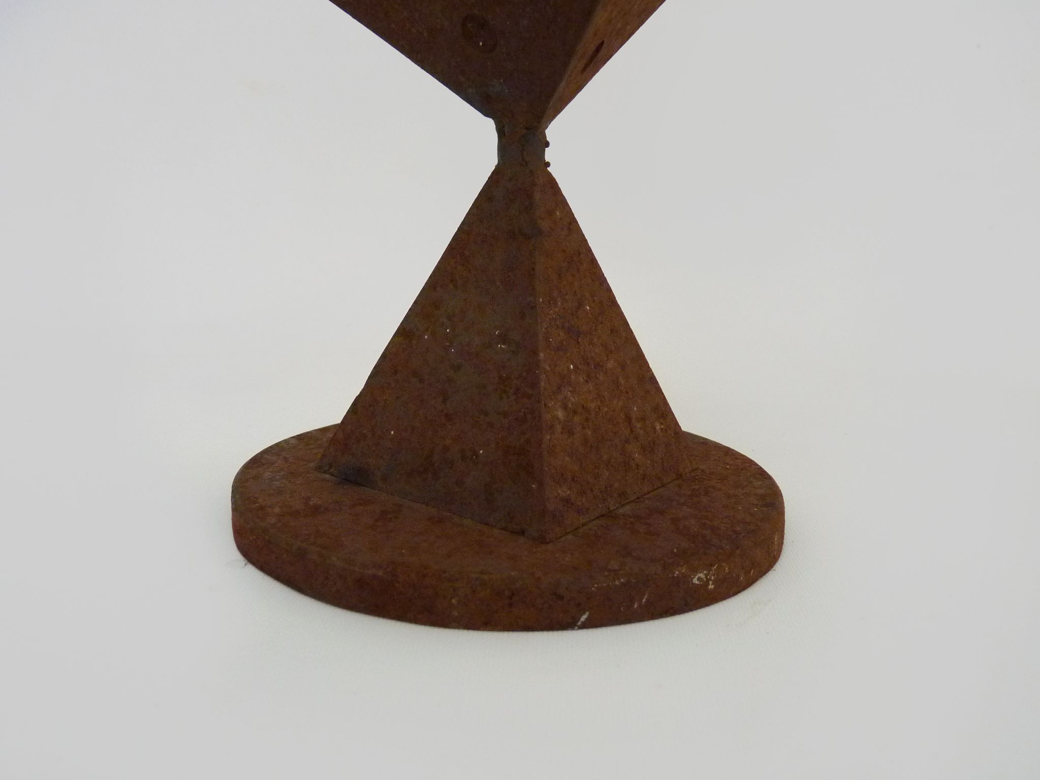 Futuristic Art Deco cast iron paperpress