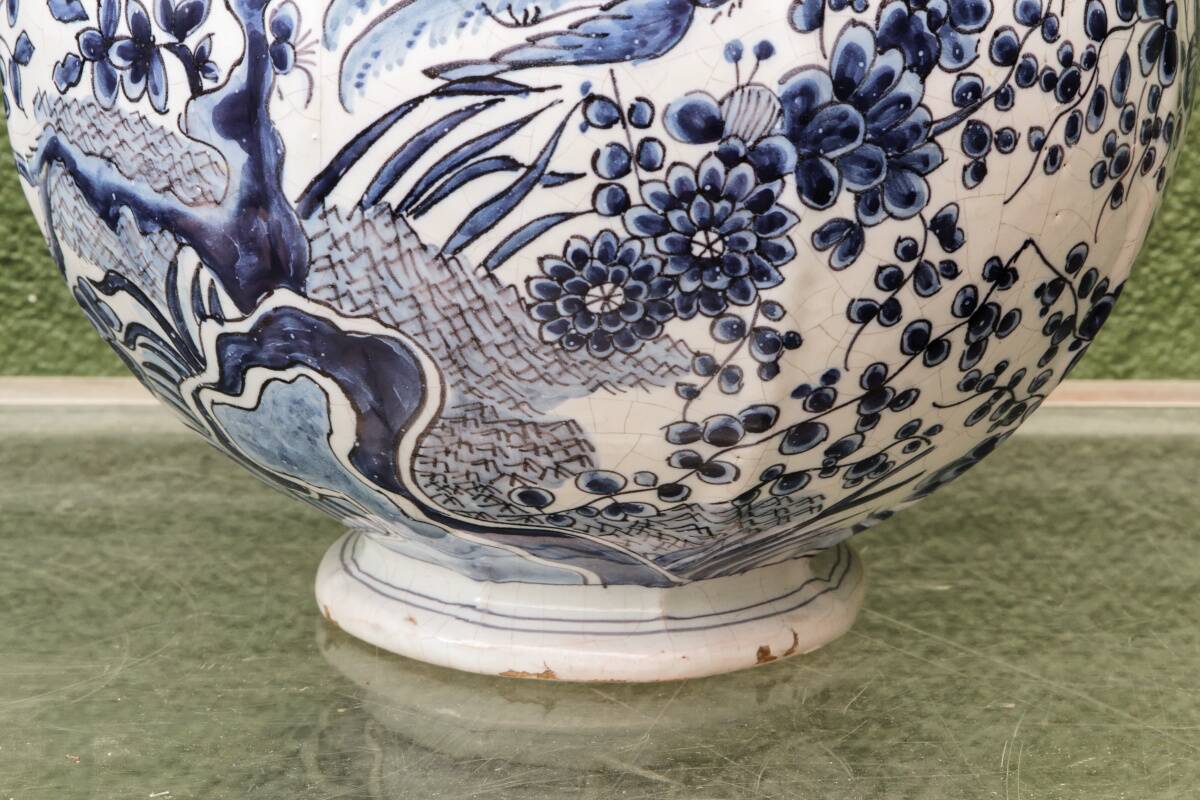 Paire de potiches couvertes, Delft, 18ème, Willem Van der Kool