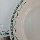 12 flat plates in ironstone from Badonviller