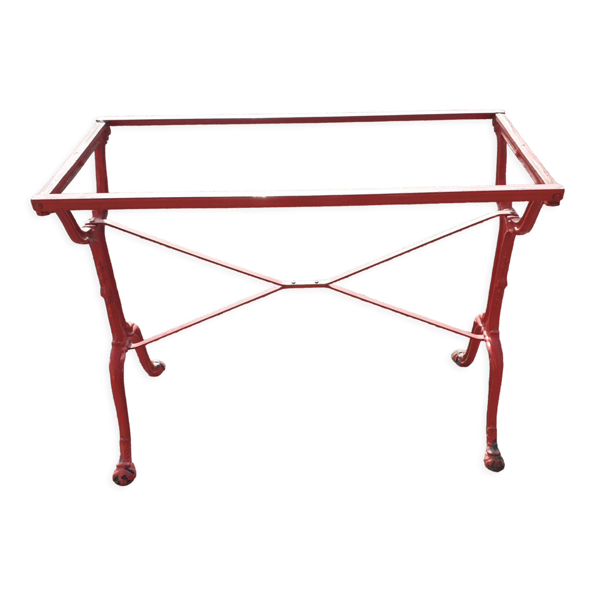 Wrought iron bistro table