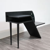 Paolo Pallucco Attr. Panchetta Con Tavolino E Portariviste Postmoderno