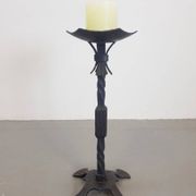 Brutalist Cast Iron Candleholder, Germany, 1960s