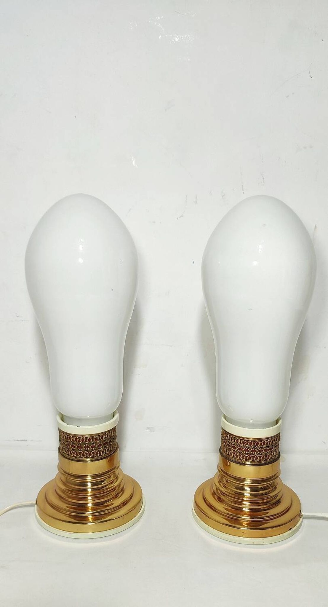 Paire de lampes de table. Espagne, années 1960.