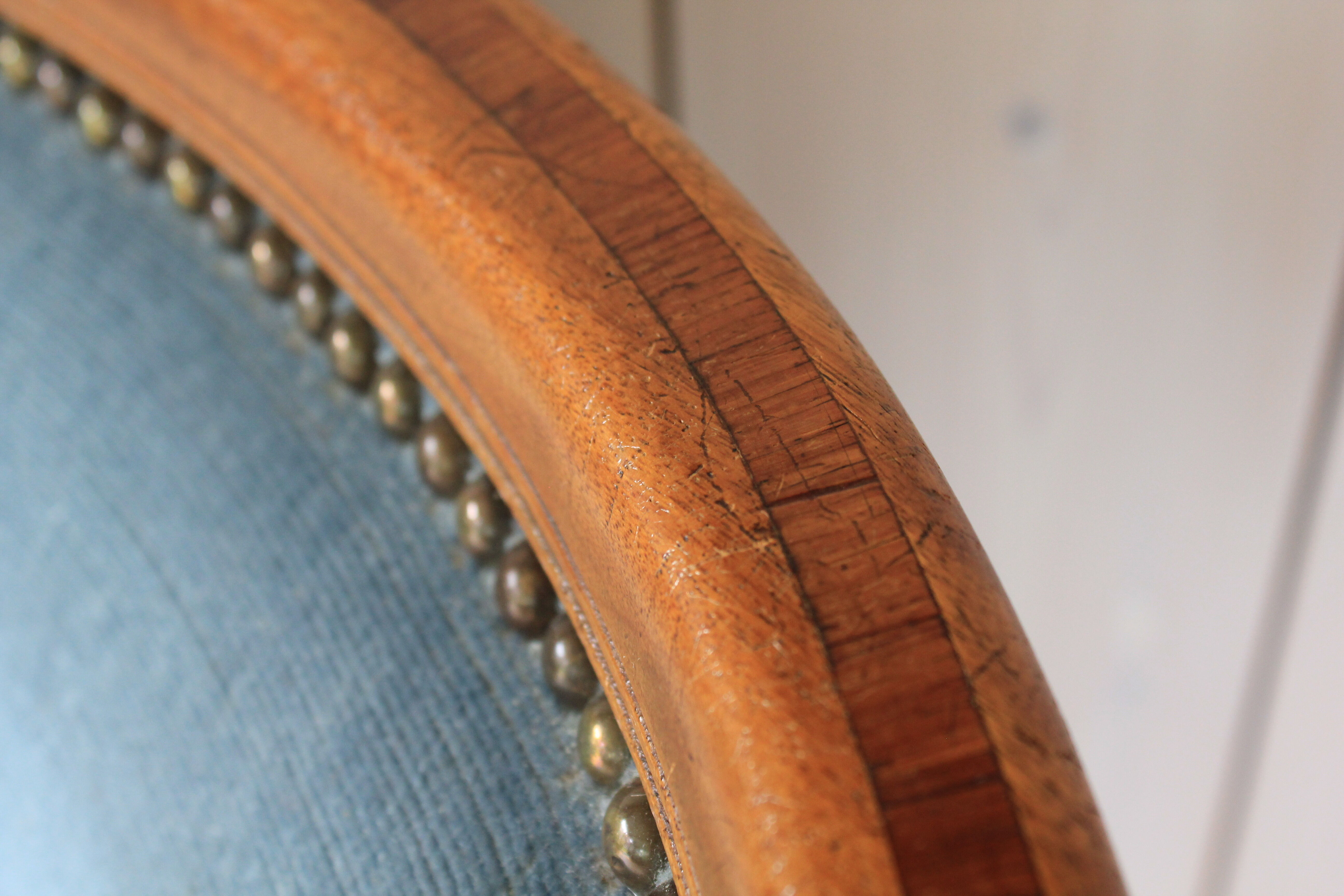 Fauteuil tonneau art déco