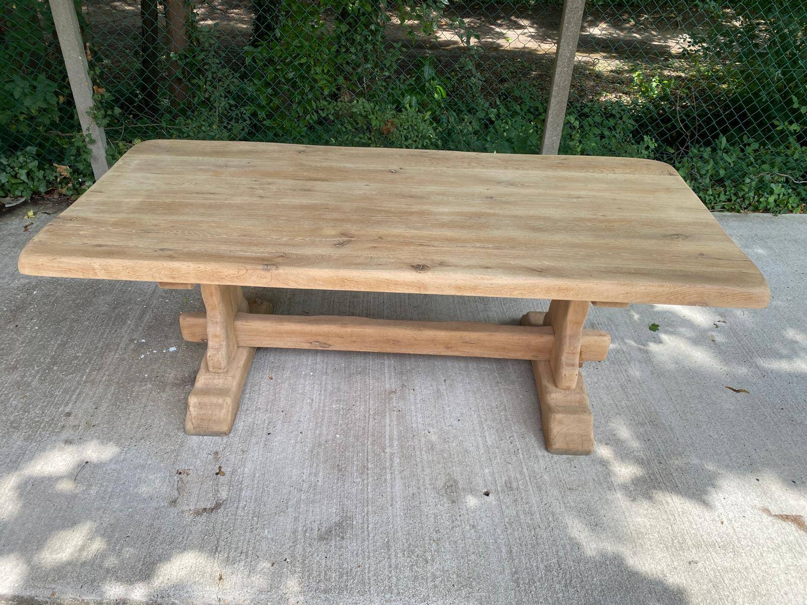 19th century solid oak monastery farmhouse dining table 200cm