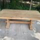 19th century solid oak monastery farmhouse dining table 200cm