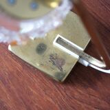 Mid-century gold table lamp, 1950s