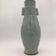 Gray vase HU shape cracked ceramic China