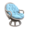 Swivel rattan chair