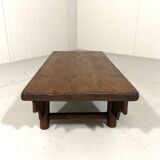 Rustic antique low coffee table side table 1900’s