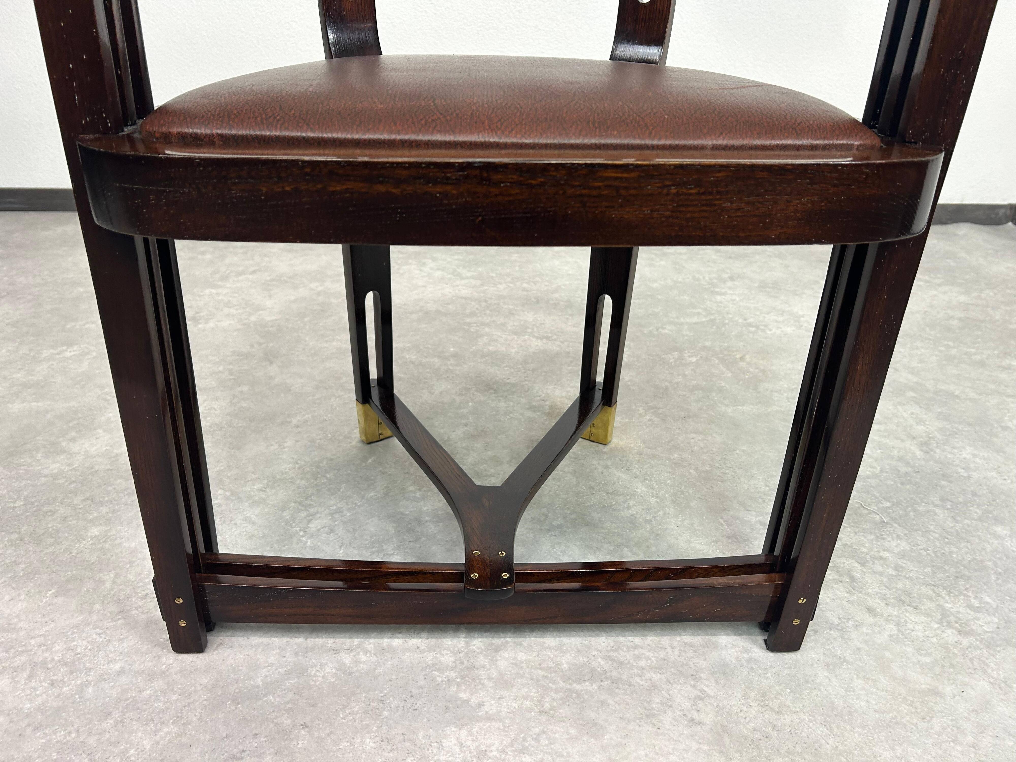 Rare Secession armchair by Anton Pospischil