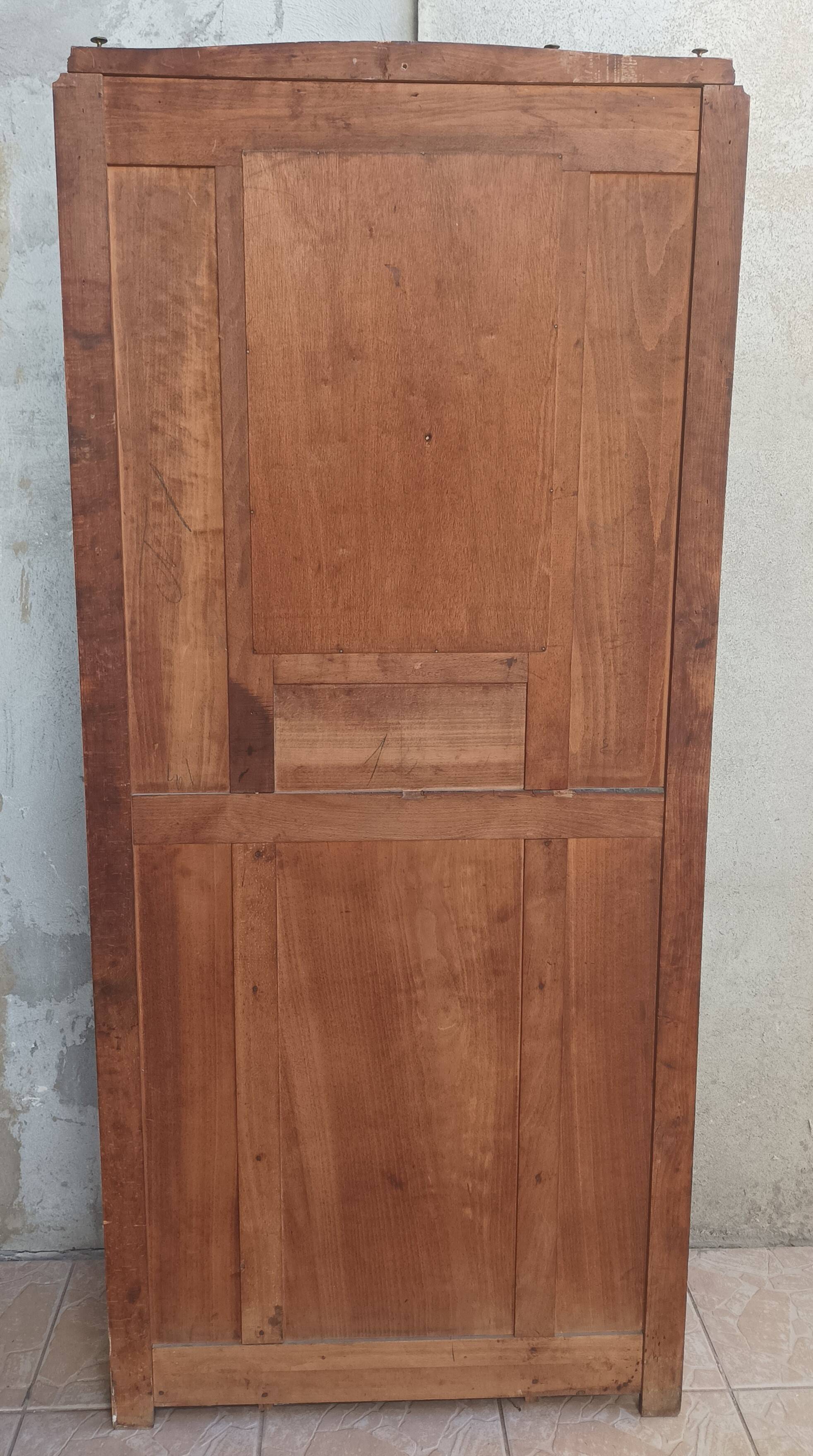 Art Deco coat rack in oak