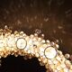 Palwa Crystal Back lid mirror, Hollywood Regency 1970s
