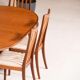 Série de 6 chaises scandinaves vintage