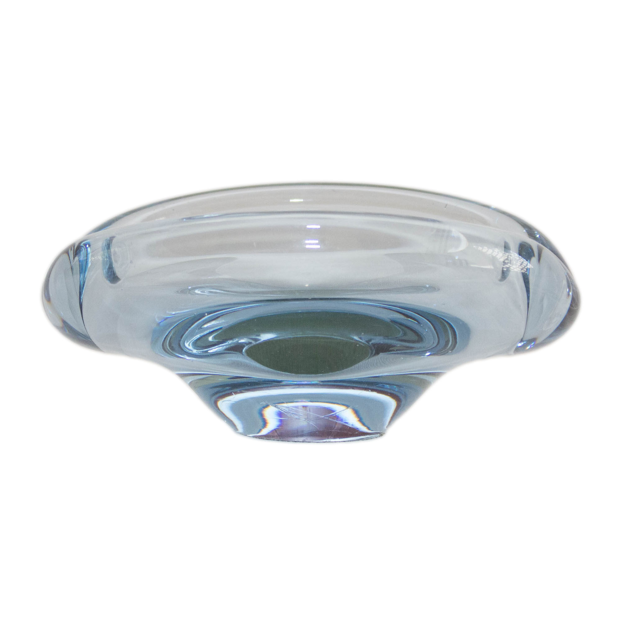 Aqua Ashtray by Per Lütken for Holmegaard, 1950 s