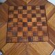 Chessboard rattan coffee table