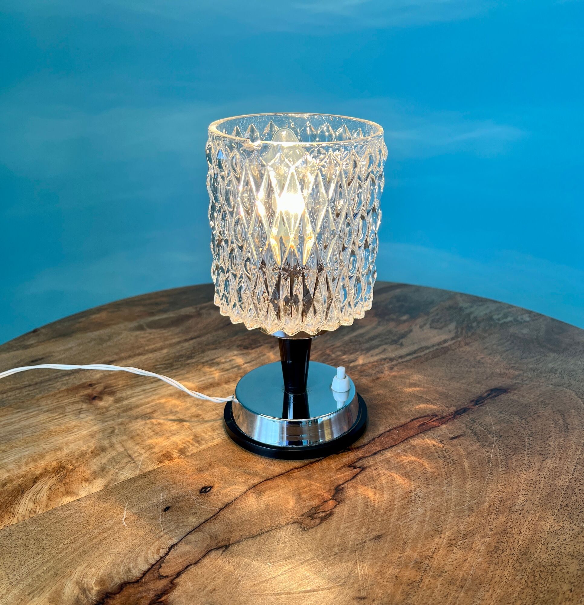 Art deco lamp / mid century lamp from 1960s / 1960s / retro table lamp for home decor