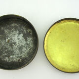 Old box of candies in lithographed sheet metal - Basilica Sacred Heart Paris - vintage 30s