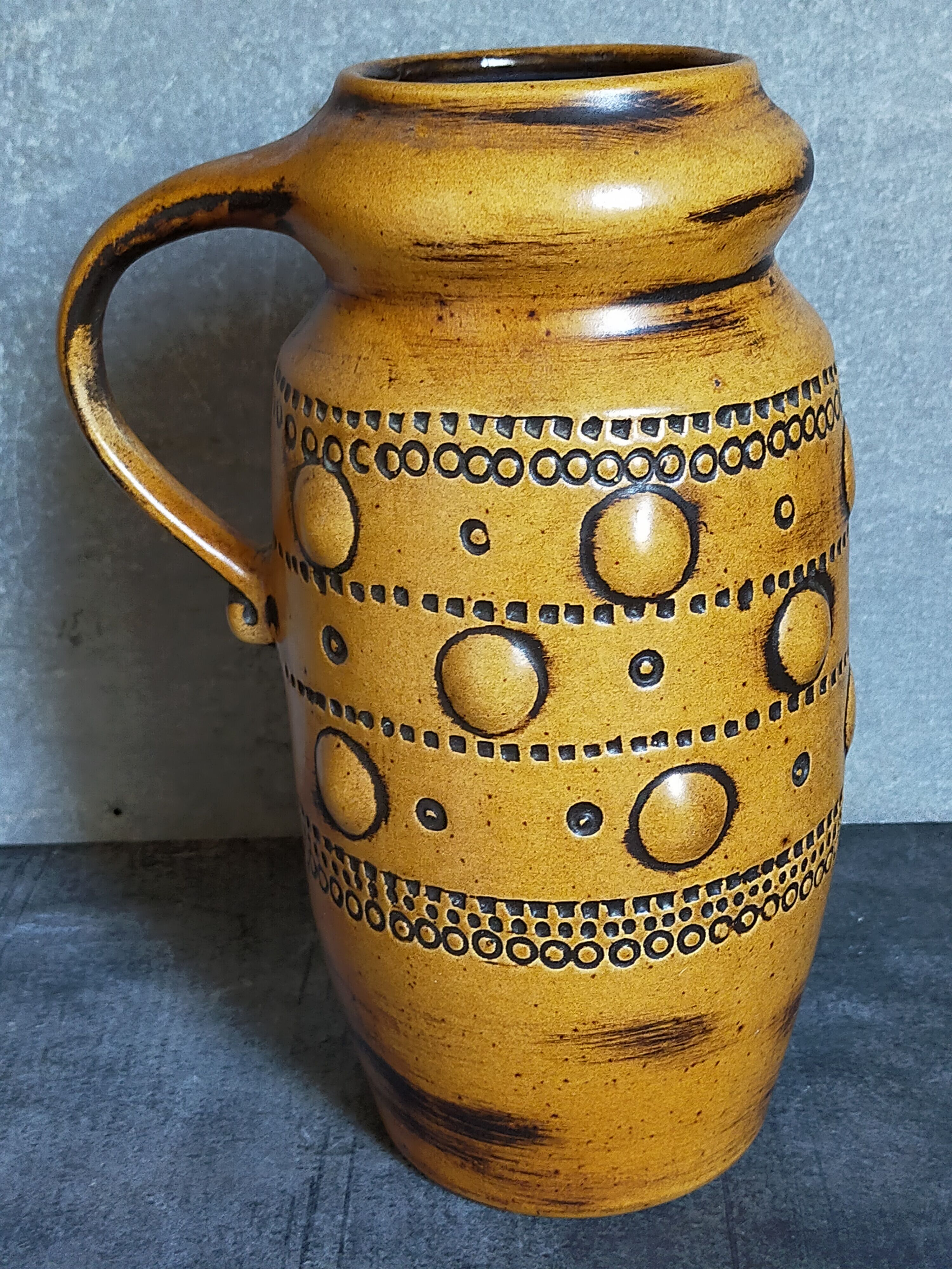 Vintage French ceramic vase 50s