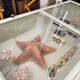 Display case with double glass