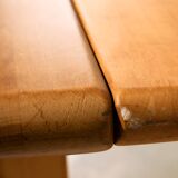 MK10590 Alder wood dining set by Erwin Berghammer for Team 7, Set of 7